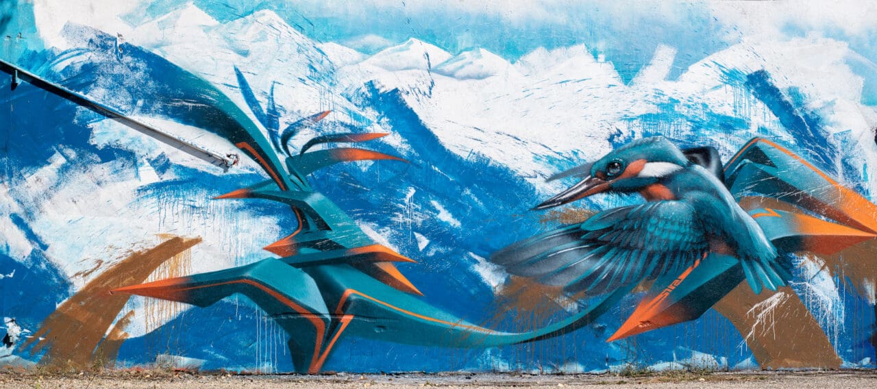 3D-Graffiti-Print-Eisvogel