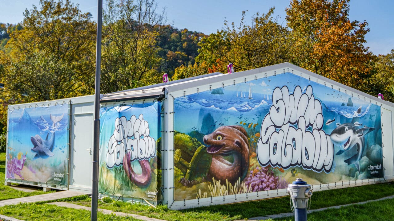 Mobile Schwimmschule Berndorf Bäderbau Bespannung